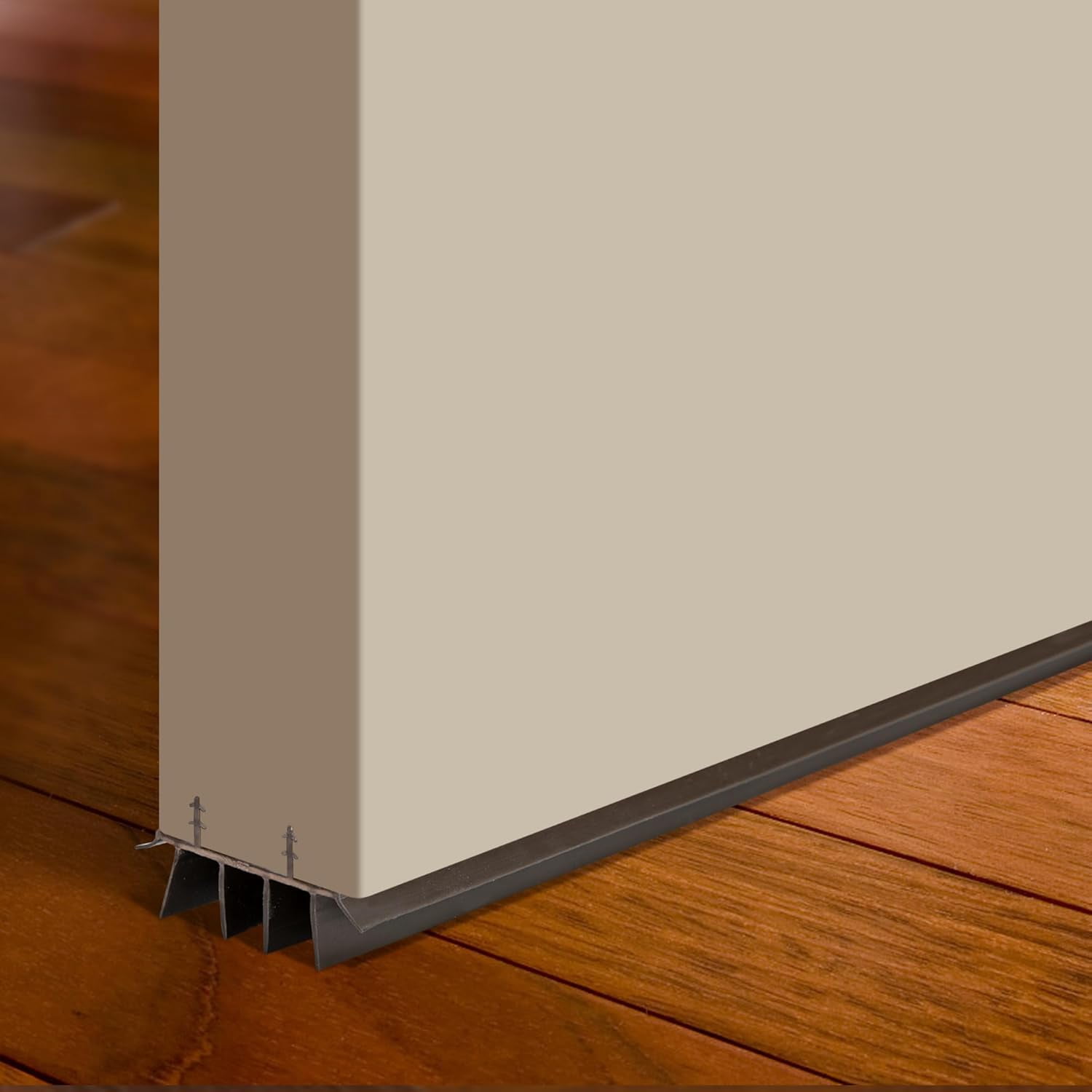 Ebaokuup 2 Pcs 36" x 1-3/4" Vinyl Door Bottom Seal with Fins for Weather Stripping