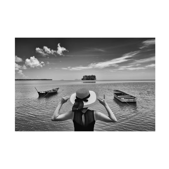 Trademark Fine Art Kieron Long Sea And Sky Canvas Wall Art