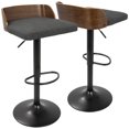 thumbnail image 1 of Tabouret de bar ajustable moderne milieu-du-siècle Maya, de LumiSource, 1 of 7