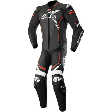 Alpinestars GP Plus V2 Leather Suit (Black/White/Red Fluo, 42) 52 Black |