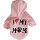 thumbnail image 3 of Suministros para mascotas, ropa para perros, tela polar, suéter momia con capucha, ropa de peluche para otoño e invierno, 3 of 6