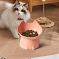 thumbnail image 6 of Pet Feeding Bowls Inclined 15 °,Plastic Pet Bowl for Food and Water, Pet Bowls to Protects Pet The Neck 4.92x4.53x5.12 Inch Pink, 6 of 6
