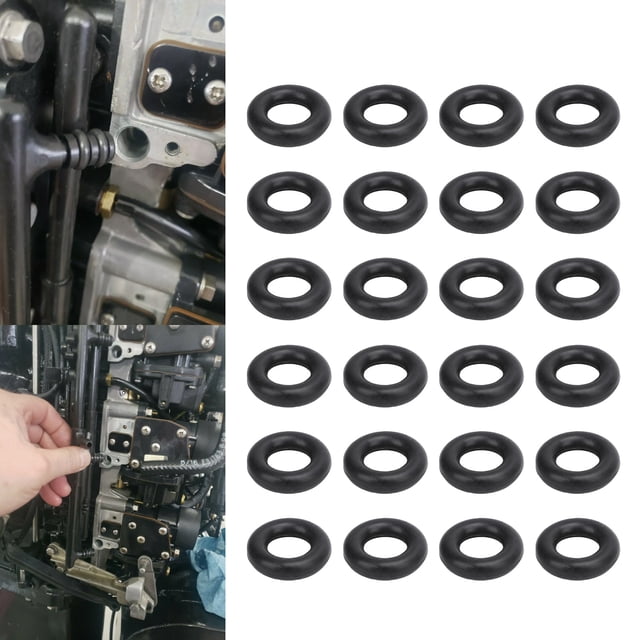 Kit De Juntas Tóricas Fueraborda, Kit De Juntas Tóricas Para Motor De Barco, 24 Piezas Para Motores Carburados De 90-175 Caballos De Fuerza Y 60 Grados