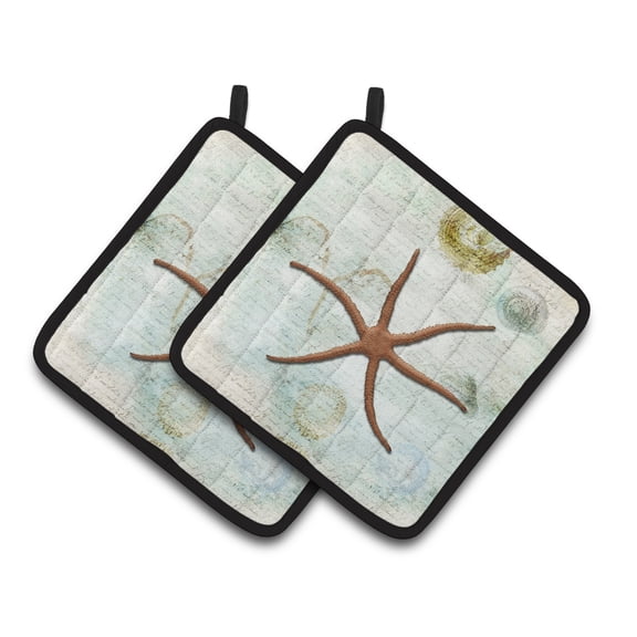 Carolines Treasures SB3048PTHD Pair of Pot Holders, 7.5HX7.5W, multicolor