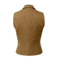 thumbnail image 3 of cocolona Blazer Waistcoat for Women Dressy Casual Sleeveless Button Down Layer Blazer For Work Office Outfits, 3 of 7