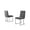 Multi-color, variant on Simplistic Pink Velvet Side Chairs with Silver Chrome Base (Set of 2)