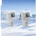 thumbnail image 2 of Plant Frost Protector Bag 24x31in with Drawstring Non-Woven Winter Cover for Shrubs Trees Potted Plants Cold Weather Freeze/Guard Garden Warming Jacket White, 1Pcs, D, 2 of 3