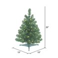 thumbnail image 3 of Vickerman C164027LED Oregon Fir Wide Angle Christmas Tree with Warm White LED Lights, 26 x 19 in., 3 of 4