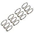 thumbnail image 1 of Uxcell Anillos de carpeta metálicos desmontables de 1.18" de diámetro, 3 círculos, color gris oscuro, paquete de 4, 1 of 6