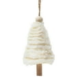 thumbnail image 2 of Seyotauo Mini Ceramic Christmas Tree Hanging Ornaments with Gold Ropes White Small Christmas Tree Decorations Tiny Xmas Figurines for Xmas Tree Holiday Indoor Decor, 2 of 8