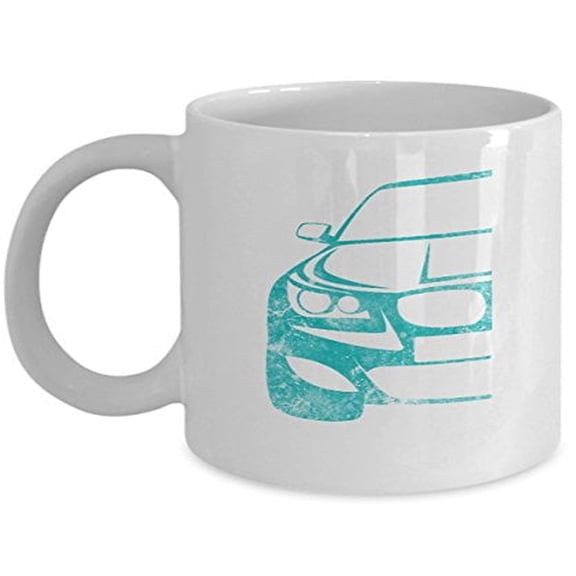 Race Car 11 oz Coffee Mug - Automotive Gift White Ceramic