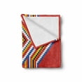 thumbnail image 2 of Tribal Soft Flannel Fleece Throw Blanket, Traditional Style Mosaic Pattern Image, Cozy Plush for Indoor and Outdoor Use, 50" x 60", Multicolor, by Ambesonne, 2 of 6