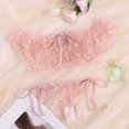 thumbnail image 5 of Gibobby Ropa sexy de mujer para sexo Lenceria Sexy para Mujer Transparente Ropa Interior Lenceria Vestidos de Mujer Sexis Bralette y Tanga Conjunto Interior Mujer(Rosa, M), 5 of 5