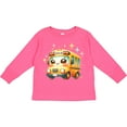 thumbnail image 3 of Inktastic Cute School Bus Boys or Girls Long Sleeve Toddler T-Shirt, 3 of 5