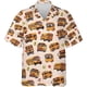 thumbnail image 5 of Camisas hawaianas de verano, camisas divertidas con estampado 3D, camisas casuales de moda para hombres y mujeres, blusa de manga corta con un solo pecho, ropa para hombres, 5 of 5