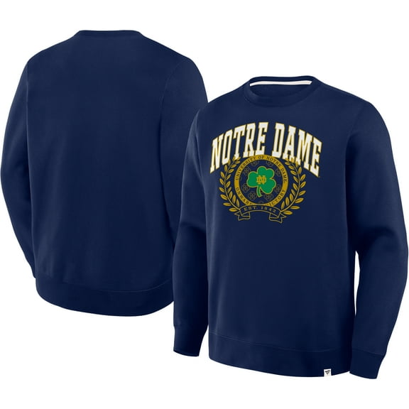 Men's Fanatics Navy Notre Dame Fighting Irish Strength in Unity Legacy Pullover Sweatshirt