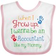 thumbnail image 3 of Inktastic Accountant Like Mommy Boys or Girls Baby Bib, 3 of 4