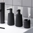 thumbnail image 4 of Dispensador de jabón Uaniar para baño y cocina, 250 ml, juego de 2 unidades, color negro, 4 of 6