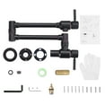 thumbnail image 5 of WOWOW Brass Wall Mounted Pot Filler Faucet with Double Joint Swing Arms, Commercial Kitchen Pot Faucet in Oil Rubbed Bronze, 5 of 6