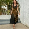 thumbnail image 4 of Leopard Print Pattern Art Sleeveless Dress Women's Summer Suit Dresses for Women 2025 Luxury Party Dress, 4 of 6