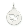 thumbnail image 4 of Sterling Silver Circle w/Dove Charm Pendant, 4 of 4