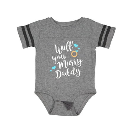 

Inktastic Will You Marry Daddy-ring White Gift Baby Boy or Baby Girl Bodysuit
