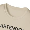thumbnail image 3 of Hilarious Mixologist Shot Bartender Beverage Drinking Party Novelty Alcohol Drinking Barman Barkeeper Enthusiast  Unisex Softstyle T-Shirt, 3 of 4