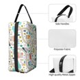 thumbnail image 5 of Uemuo Hand Drawn Cars Trucks Buses And Roads Pattern Portable Toiletry Bags with Handle, Waterproof travel Make up Bags for Women, Large Capacity Travel Cosmetic Bags, 5 of 9