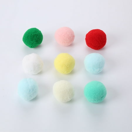 5 Pieces Jouet Pour Chat Balle Douce En Peluche Interactive Pompon Balle Chat Cloche Balle Chat A Macher Jouet Walmart Canada