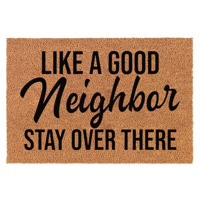 Coir Doormat Outdoor Spring Outside Front Door Mat Outside Entrance Mat Non-Slip Outdoor Indoor Entrance Low Profile Front Doormat Welcome Mat for Front Door and Outdoor Entrance, 16x24 Inch