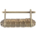 thumbnail image 4 of Text Password Lock Vintage Lock Chinese Style Lock Small Metal Lock for Drawer, 4 of 8