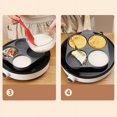 thumbnail image 4 of Non Stick Egg Cooker Pan Fried Egg Pan 4 Cups Egg Frying Pan Nonstick 4 Cups Pancake Pan Healthy Stone Cookware Egg Pan 4 Cups Egg Frying Pan Soft Handle  Healthy Stone Cookware, 4 of 8
