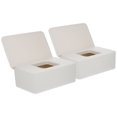 thumbnail image 2 of BRIGHTFUFU Dispensador de toallitas húmedas (2 unidades), caja de pañuelos, soporte para pañuelos, caja de toallitas rellenable, soporte para toallitas, 2 of 6