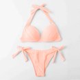 thumbnail image 2 of Babysbule Push-Up High Cut Bikinis Swimsuit Sets 2 Piece Women's, 2 of 6