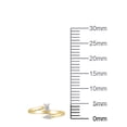 thumbnail image 5 of Brilliance Fine Jewelry 1/3 Ct Lab Grown Diamond Toi-et-Moi Women Ring 14K Gold Plated Silver, 5 of 5