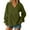 Army Green, variant on Sleeves for Women,V-Neck Hoodless Sweatshirt for Women,Long Sleeve Solid Color Loose Fall Top,Long Sweatshirts for Women,Womens Long Sleeve