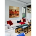 thumbnail image 4 of Parvez Taj Crimson Palms Pinewood Wall Art, 12" x 12", 4 of 7