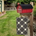 thumbnail image 5 of Rod-Free Courtyard Decorative Flag 12x18in Thick Fabric Four Seasons Universal Durable Not Easy To Fade Disassembly Convenient Argyle Plaid Dimgray_95746_3, 5 of 8
