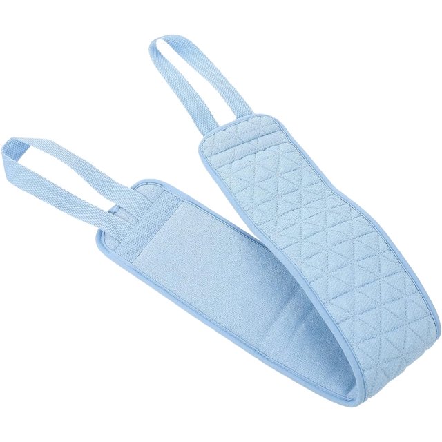 Masaje Cuerpo Lavadora Correa Exfoliante Lufa Respaldo Ducha Ducha Baño Largo Lufa Logoofa Correa Espalda Lavadora Espalda Cuerpo Scrailer Azul Cielo