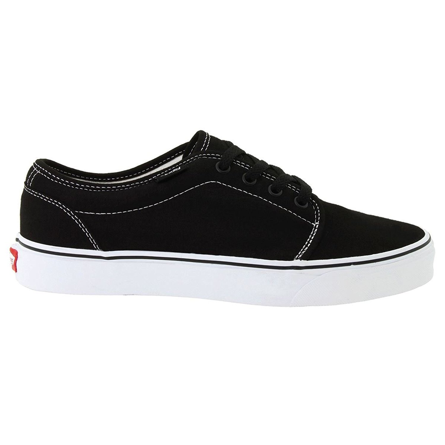 VANS 106 Vulcanized Kids/Youth Girls/Boys Shoes Black/White - image 1 of 5