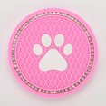 thumbnail image 4 of 2PCS Universal Bling Car Cup Coaster, Accesorios de automóvil de de Rosa2 Sunnimix Bling Car Bebida Coaster, 4 of 5