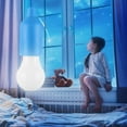 thumbnail image 2 of CNKOO Ampoule LED Suspendue Alimentée par Batterie Cordon de Traction Coloré (Bleu), 2 of 7