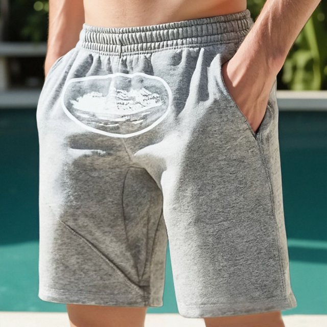 WILLBEST Pantalones Cortos Deportivos de Estilo Europeo y Hop Street para Hombre, Pantalones Casuales de Tendencia para Hombre, Pantalones Anchos Acolchados para Skateboarding de Calle Alta