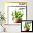 thumbnail image 4 of Designart 'Succulent Flower In Terracotta Clypot I' Traditional Framed Art Print, 4 of 4