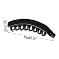 thumbnail image 5 of Werulen Large Banana Hair Clips for Women, Strong Grip Hair Barrettes for High Ponytail Styling, Curved Banana Claw Clips, Secure & Durable, Ponytails & Updos, Ideal Gifts for Women(Black), 5 of 6