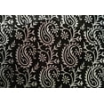 thumbnail image 5 of oneOone Cotton Silk Black Fabric Block Craft Projects Decor Fabric Printed By The Yard 42 Inch Wide, 5 of 5
