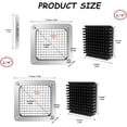 thumbnail image 2 of 2 - Pack 1/4'' Replacement Chopper Blades & Pushers - For Veggie, Fruit & French Fry Cutters, Silver, 2 of 9