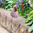 thumbnail image 4 of Esculturas Arte Creativas Pollo Ojos Grandes Suministros Jardín Pies Largos Impermeables para Patio Interior Al Aire Libre, 4 of 9