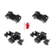 thumbnail image 1 of LEGO Parts, Bricks, and Pieces - Black Train Parts Combo Pack (2 X Buffer Beam with Sealed Magnets and 2 X Train Wheel RC, Holder with 2 Black Train Wheels) LEGO -, 1 of 6