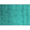 thumbnail image 1 of Ahgly Company Machine Washable Indoor Rectangle Oriental Turquoise Blue Industrial Area Rugs, 8' x 12', 1 of 4